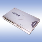 Card Reader / Writer / USB Hub - Combo Silver