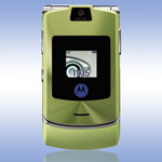 ������� ������� Motorola RAZR V3i celery green